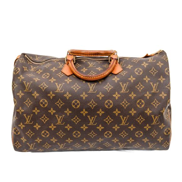 Authentic Vintage 1988 Louis Vuitton Monogram Canvas Speedy 40 - Picture 1 of 16